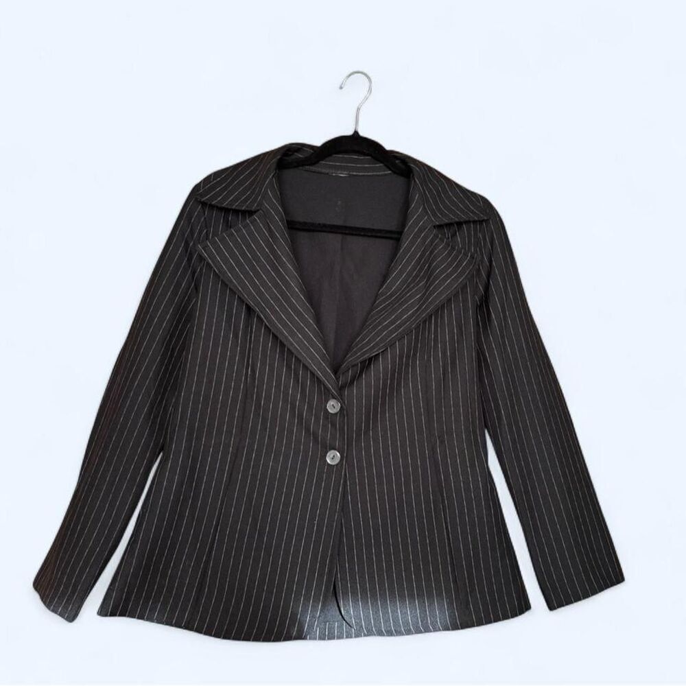 Vintage Women's Pinstripe Blazer - S/M